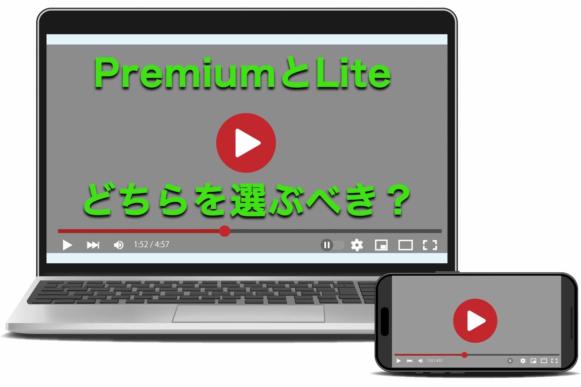 YouTube PremiumとLiteの違い
